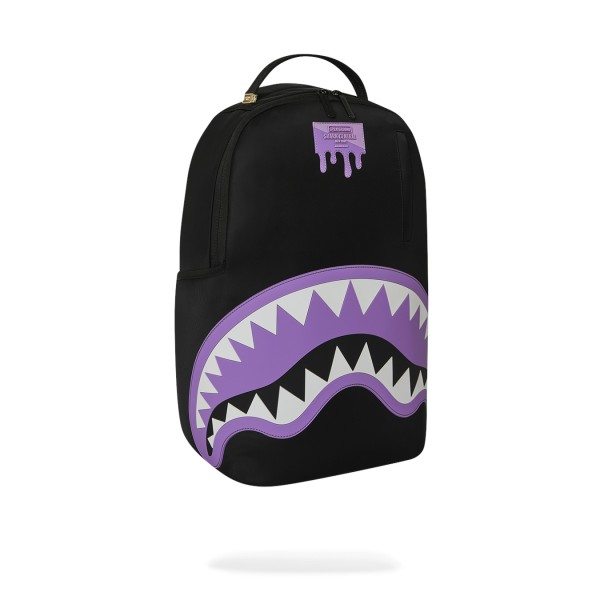 Sprayground - Zaino nero shark central light purple per uomo | 910b9631nsz nero