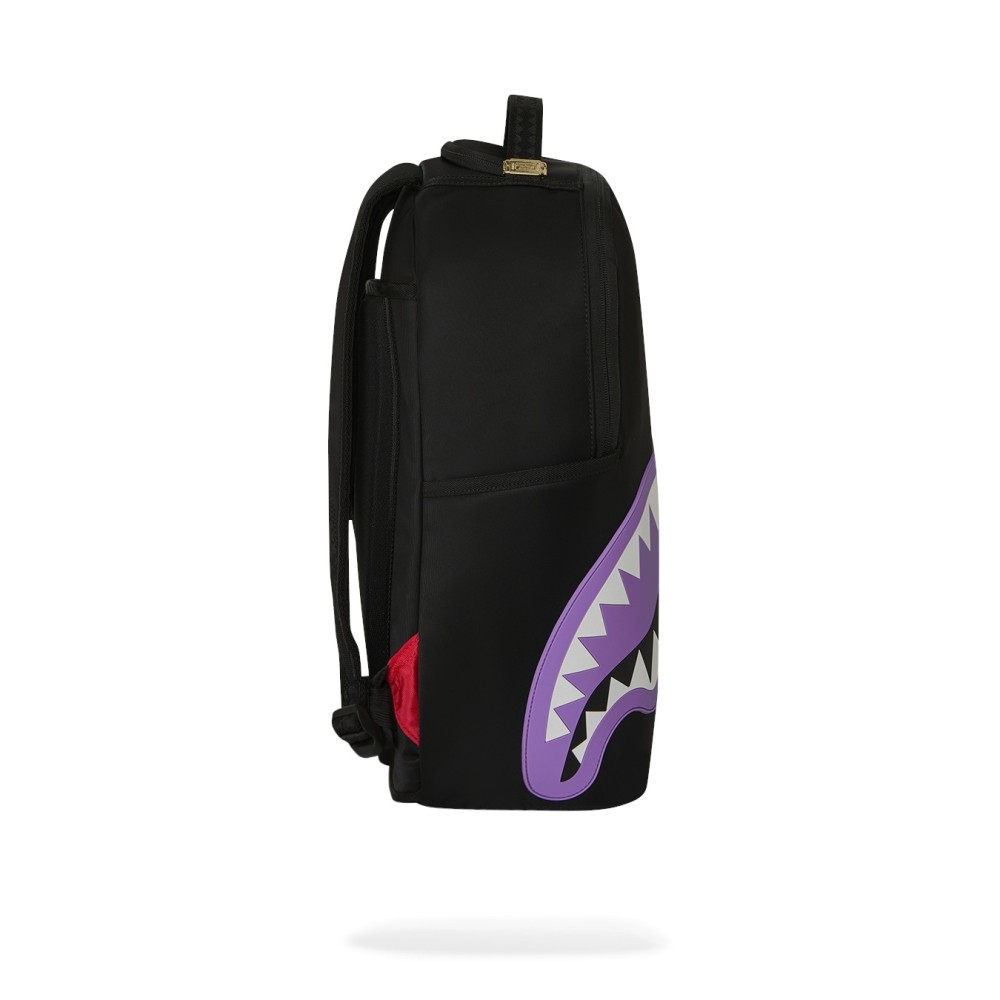 Sprayground - Zaino nero shark central light purple per uomo | 910b9631nsz nero