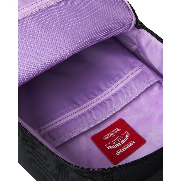 Sprayground - Zaino nero shark central light purple per uomo | 910b9631nsz nero