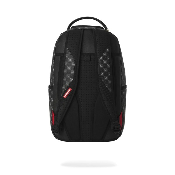 Sprayground - Zaino nero sharks in paris wtf bubbly black check per uomo |