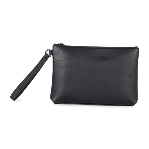 Armani Exchange - Pochette nera in tessuto spalmato Angel Pouch per uomo |