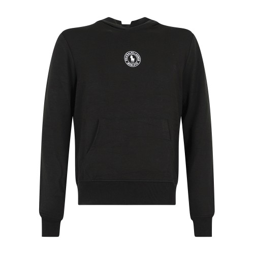 Polo Ralph Lauren - Felpa nera con cappuccio e stampa patch logo sul petto per