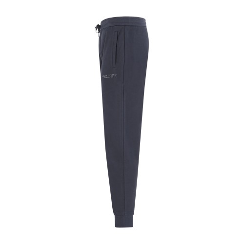 Armani Exchange - Pantalone tuta blu con stampa logo regular fit per uomo | 2