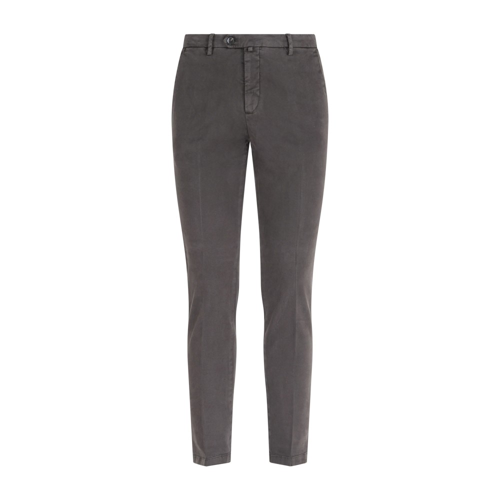 Briglia 1949 - Pantalone marrone Bg04 tasca a filo in cotone per uomo | bg04
