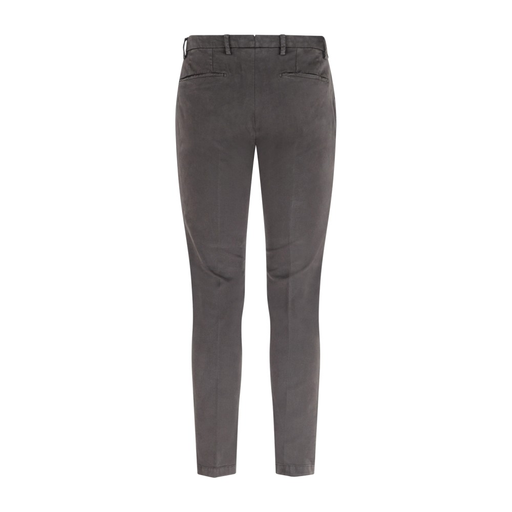 Briglia 1949 - Pantalone marrone Bg04 tasca a filo in cotone per uomo | bg04