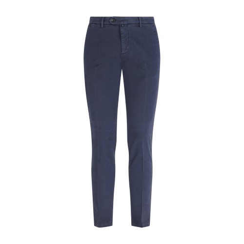 Briglia 1949 - Pantalone blu Bg04 tasca a filo in cotone per uomo | bg04 400009