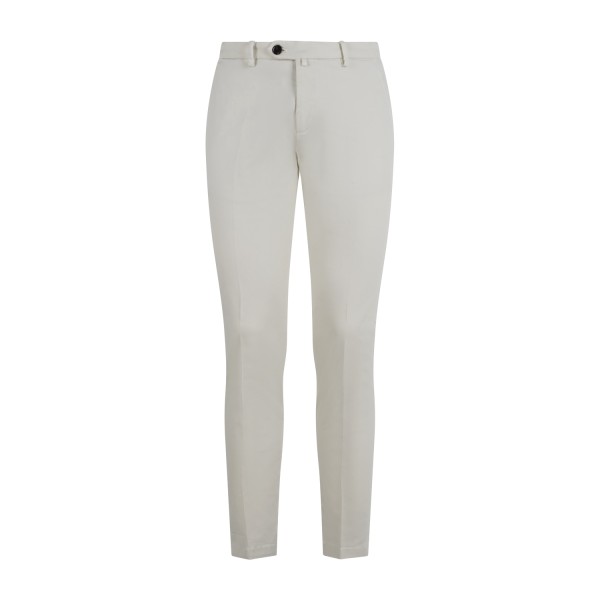 Briglia 1949 - Pantalone bianco Bg04 tasca a filo in cotone per uomo | bg04