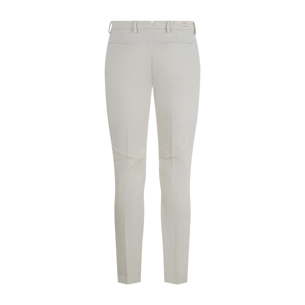 Briglia 1949 - Pantalone bianco Bg04 tasca a filo in cotone per uomo | bg04