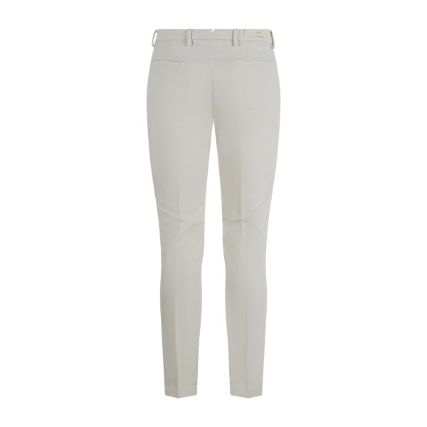 Briglia 1949 - Pantalone bianco Bg04 tasca a filo in cotone per uomo | bg04
