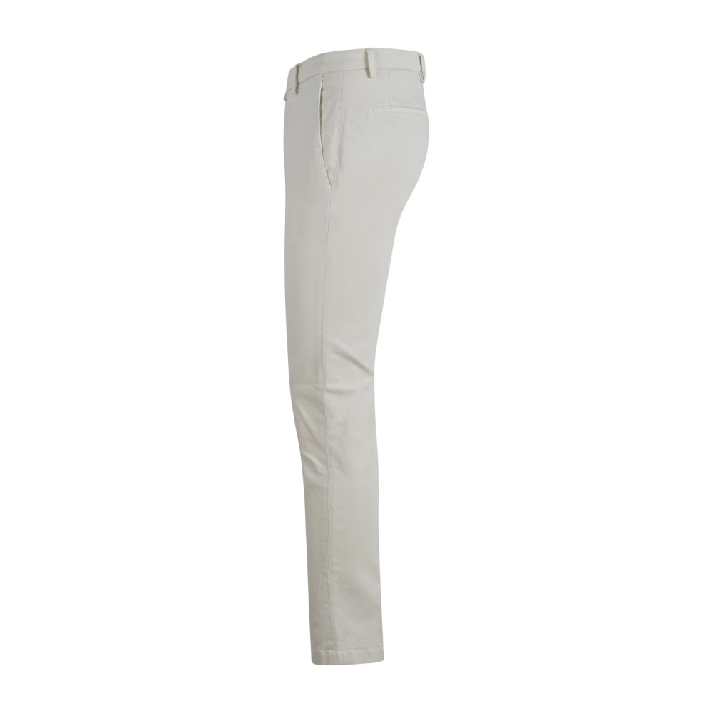 Briglia 1949 - Pantalone bianco Bg04 tasca a filo in cotone per uomo | bg04