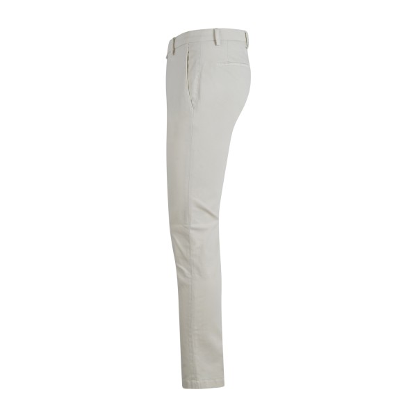 Briglia 1949 - Pantalone bianco Bg04 tasca a filo in cotone per uomo | bg04