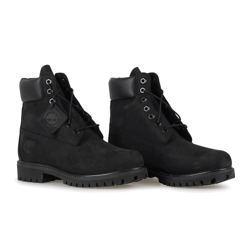 Timberland - Stivale nero Premium 6 Inch impermeabile in nabuk con lacci per 2