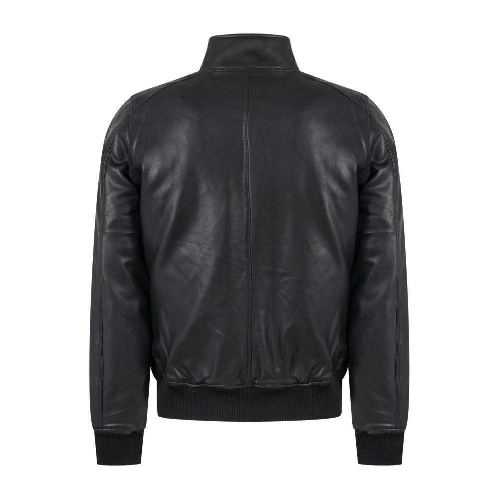 Markup - Giubbotto nero in ecopelle per uomo | mk24005 nero
