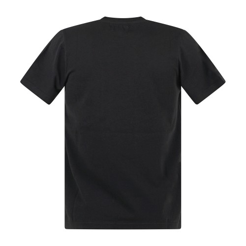 Roy Roger's - T-shirt nera manica corta con taschino sul petto per uomo | 2