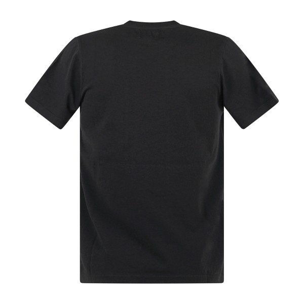 Roy Roger's - T-shirt nera manica corta con taschino sul petto per uomo |