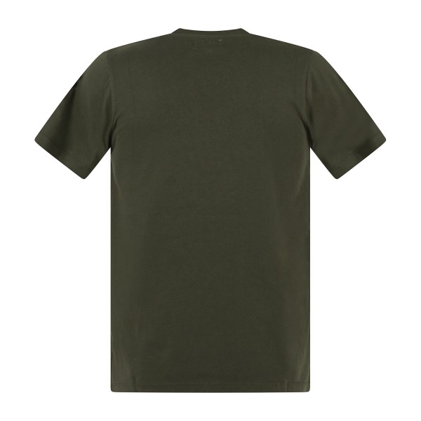 Roy Roger's - T-shirt verde manica corta con taschino sul petto per uomo |