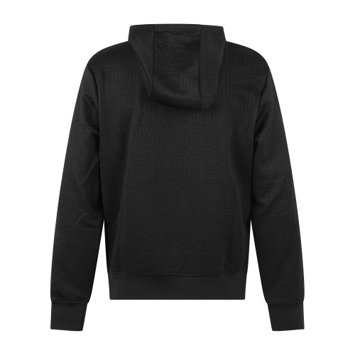 Armani Exchange - Felpa cappuccio nera jacquard regular fit per uomo | xm002906 2
