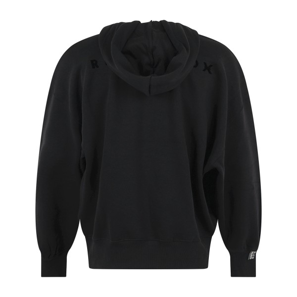 Richmond X - Felpa nera con cappuccio nera con logo relaxed fit per uomo |