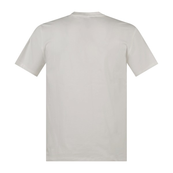 Armani Exchange - T-shirt bianca in cotone con stampa logo slim fit per uomo |