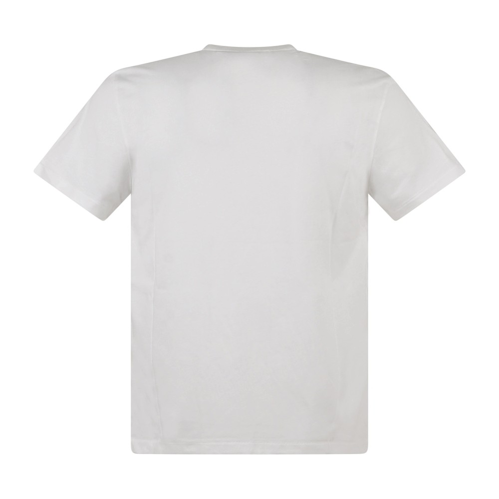 Polo Ralph Lauren - T-shirt bianca con patch orsetto ricamato sul petto per