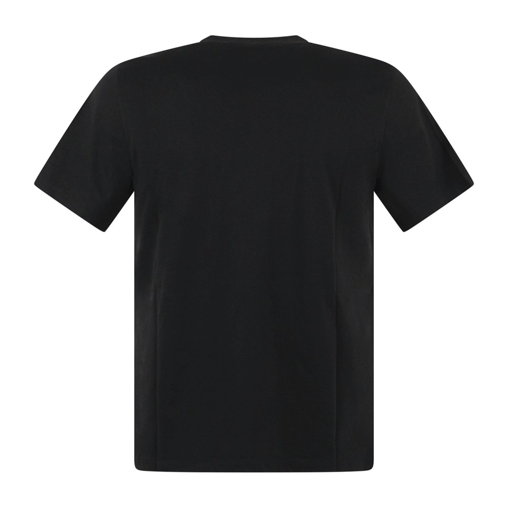 Polo Ralph Lauren - T-shirt nera con patch orsetto ricamato sul petto per uomo