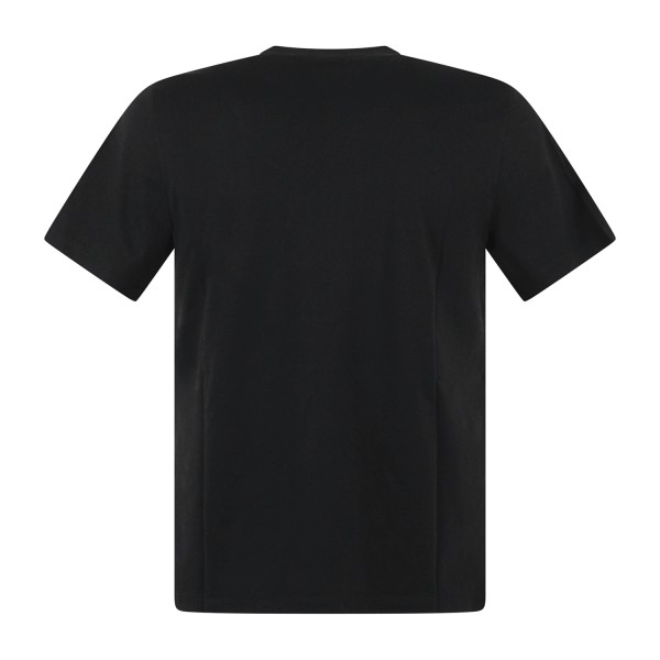 Polo Ralph Lauren - T-shirt nera con patch orsetto ricamato sul petto per uomo