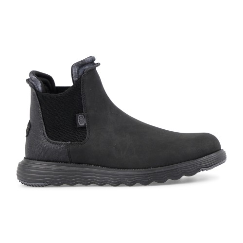 Hey Dude - Stivaletto Branson classic nero in ecopelle per uomo | 42065/060
