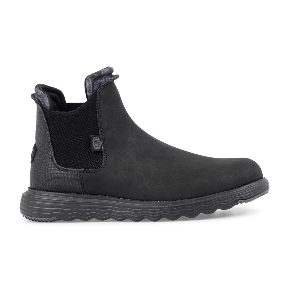 Hey Dude - Stivaletto Branson classic nero in ecopelle per uomo | 42065/060