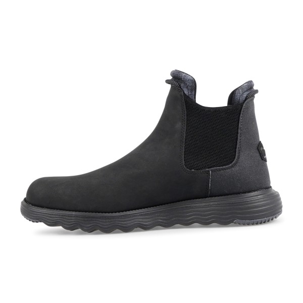 Hey Dude - Stivaletto Branson classic nero in ecopelle per uomo | 42065/060