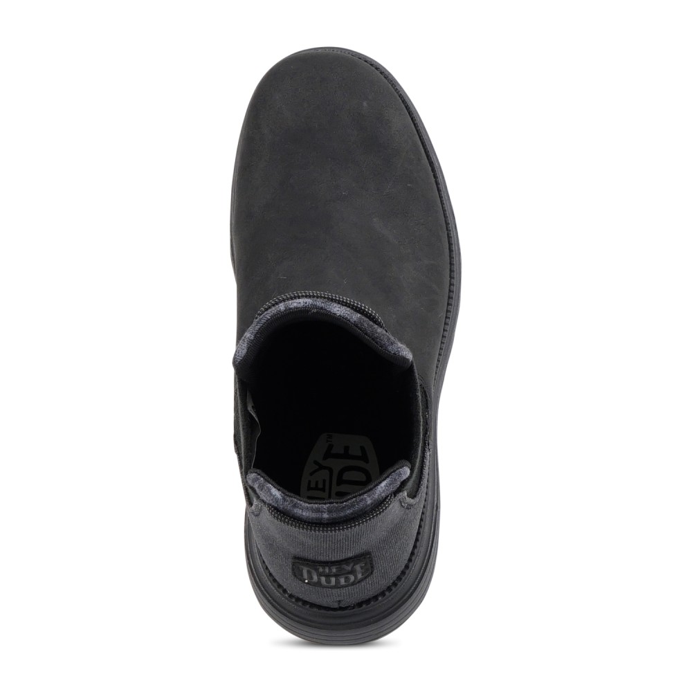 Hey Dude - Stivaletto Branson classic nero in ecopelle per uomo | 42065/060