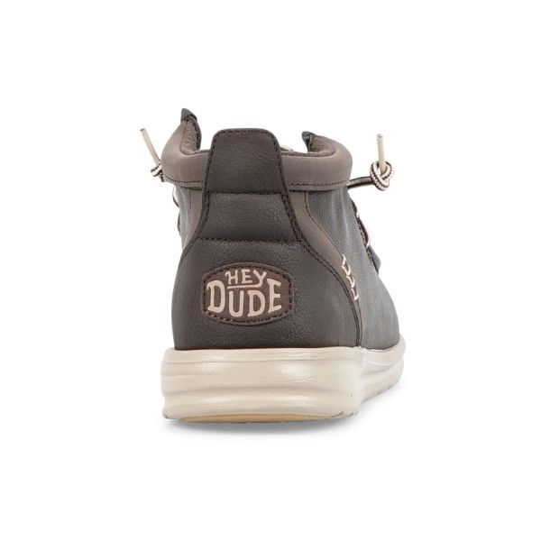 Hey Dude - Stivaletto Wally Mid GripR marrone in ecopelle per uomo | 42051/2iv