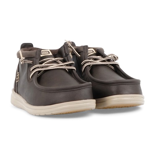 Hey Dude - Stivaletto Wally Mid GripR marrone in ecopelle per uomo | 42051/2iv 2