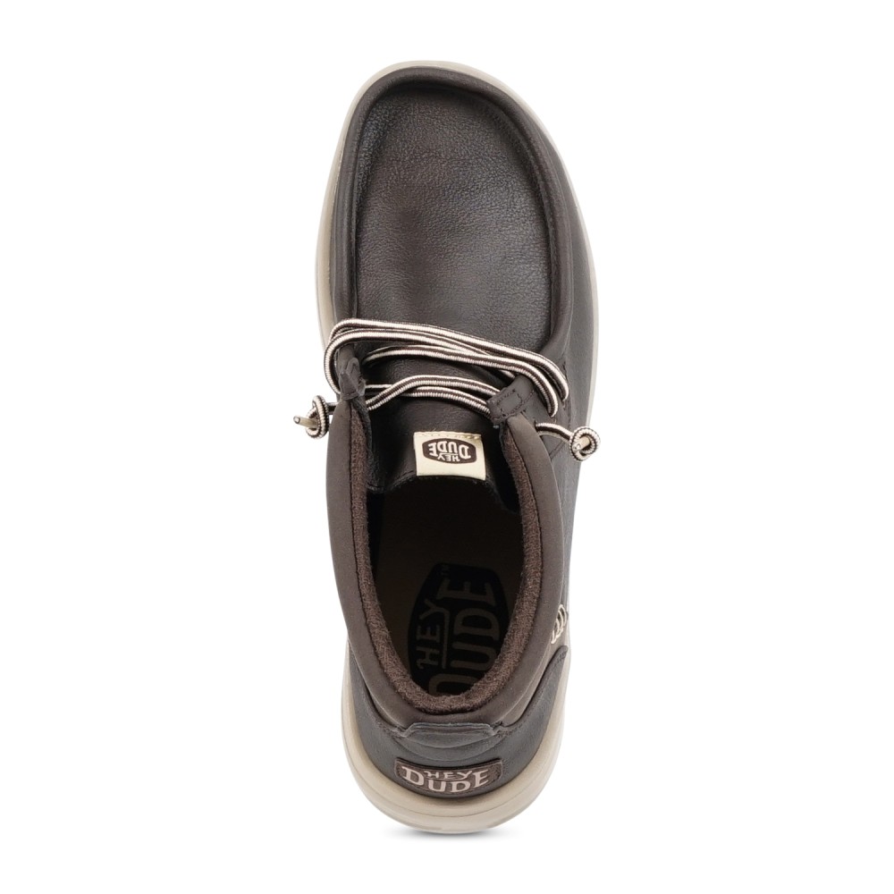 Hey Dude - Stivaletto Wally Mid GripR marrone in ecopelle per uomo | 42051/2iv