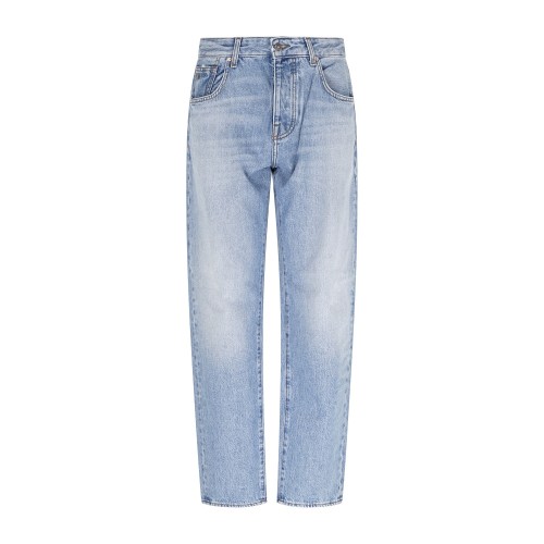 Armani Exchange - Jeans denim chiaro 5 tasche loose tapered per uomo | xm000075