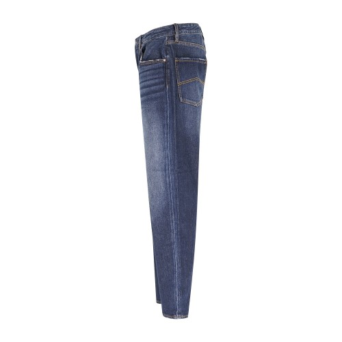 Armani Exchange - Jeans denim scuro 5 tasche loose tapered per uomo | xm000075 2