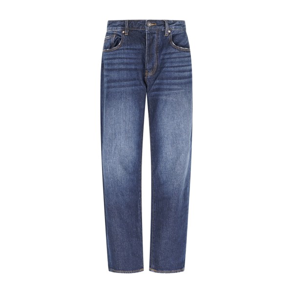 Armani Exchange - Jeans denim scuro 5 tasche loose tapered per uomo | xm000075