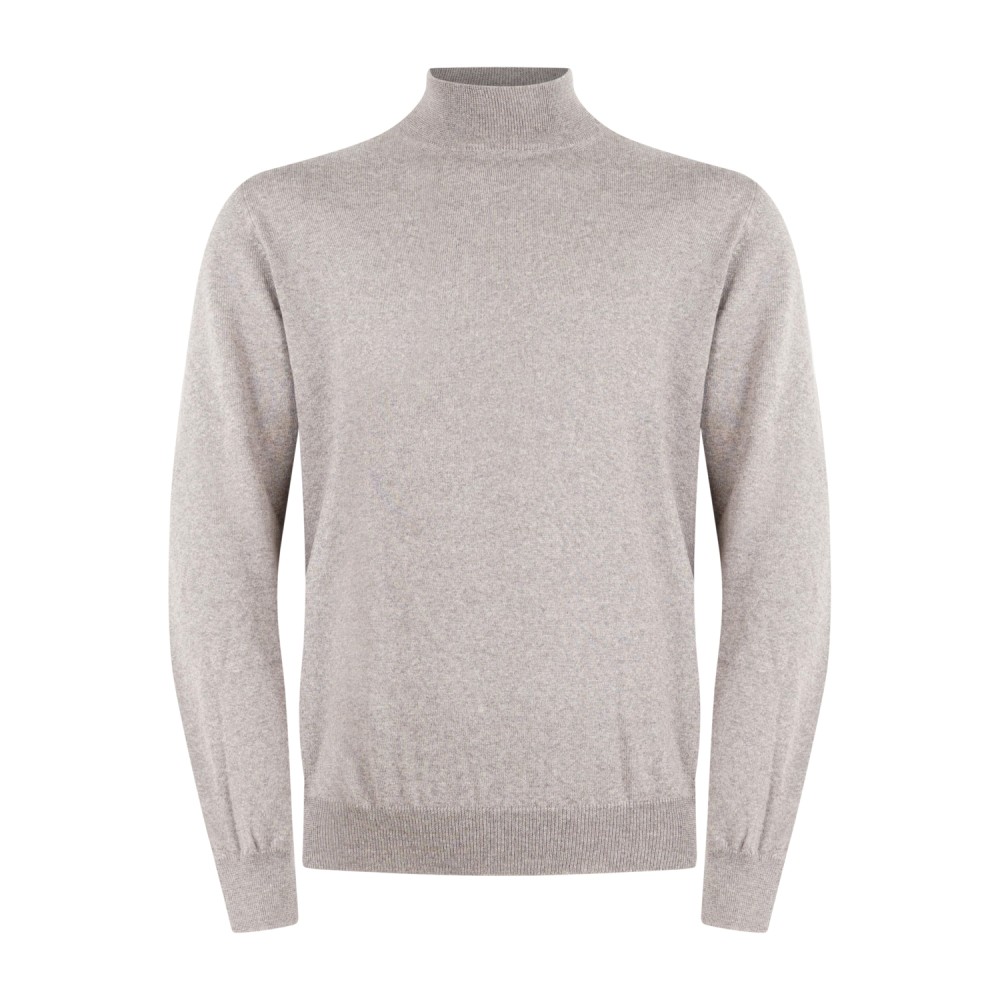 Gran Sasso - Lupetto beige in lana extrafine merinos per uomo | lupo m/l 55155