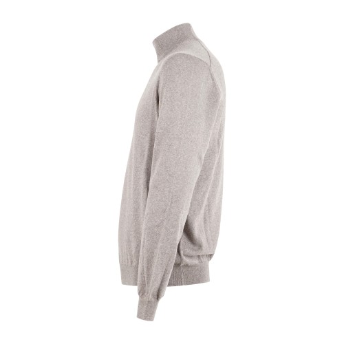 Gran Sasso - Lupetto beige in lana extrafine merinos per uomo | lupo m/l 55155 2