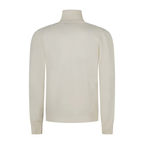 Roy Roger's | Dolcevita bianco in lana e cashmere per uomo 2