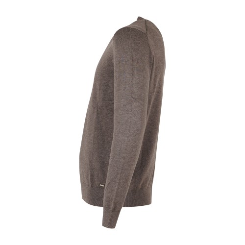Markup - Lupetto marrone in viscosa slim fit per uomo | mk20012 marrone 2