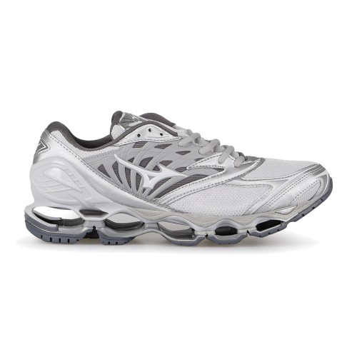 Mizuno - Sneaker bianco Wave Prophecy LS mesh traspirante per uomo | d1ga3337