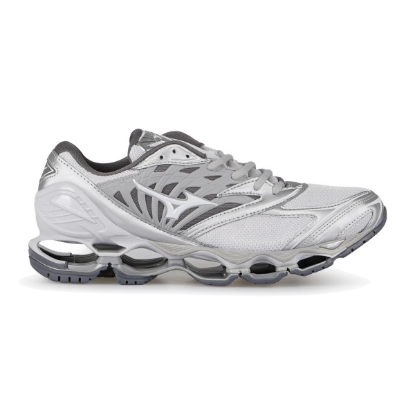 Mizuno - Sneaker bianco Wave Prophecy LS mesh traspirante per uomo | d1ga3337