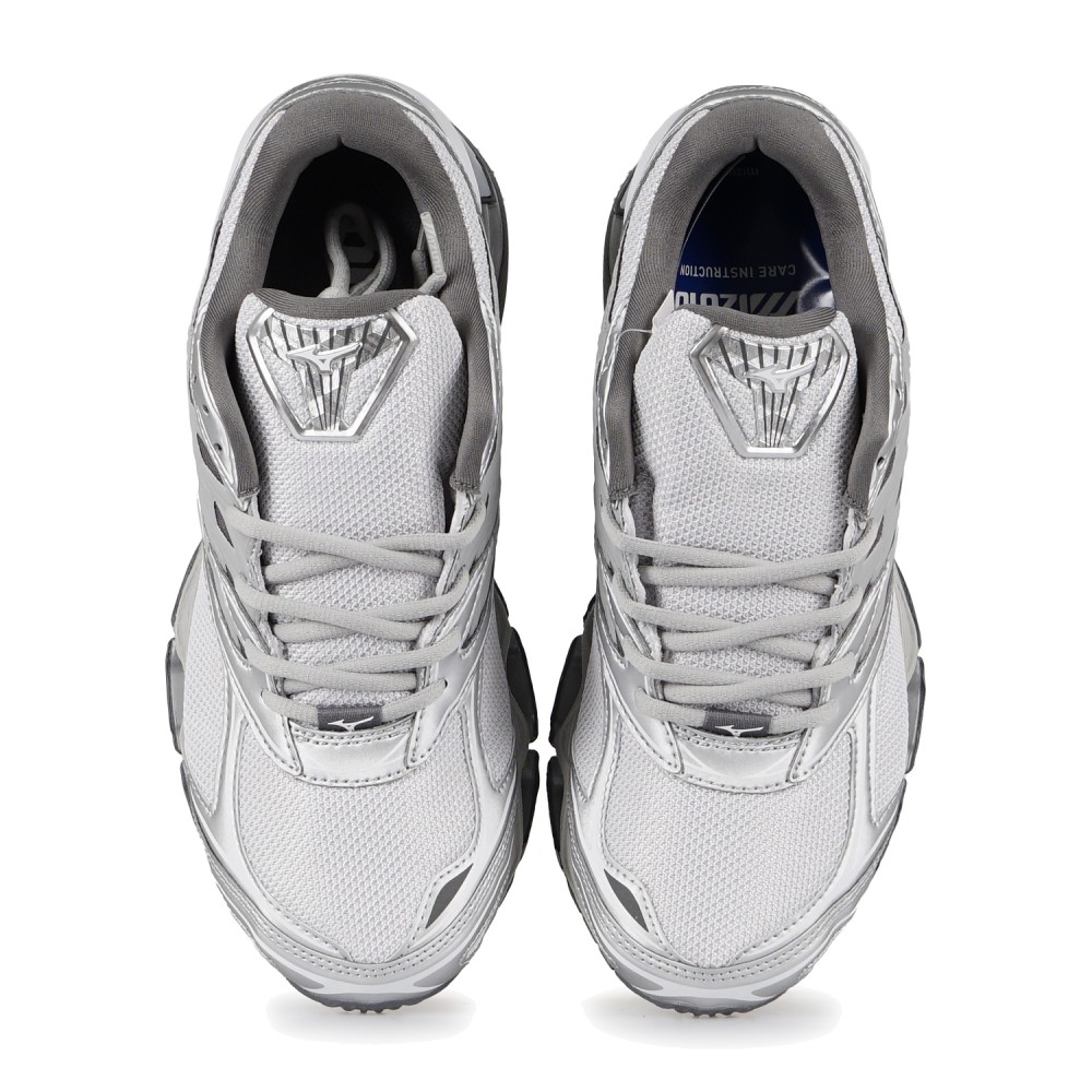 Mizuno - Sneaker bianco Wave Prophecy LS mesh traspirante per uomo | d1ga3337