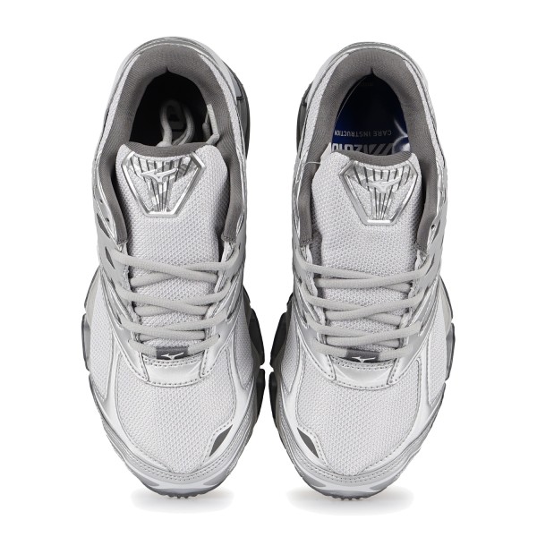 Mizuno - Sneaker bianco Wave Prophecy LS mesh traspirante per uomo | d1ga3337