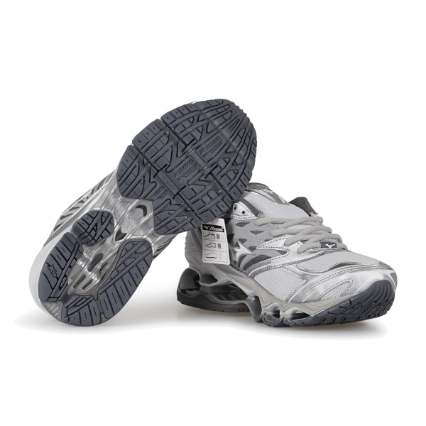 Mizuno - Sneaker bianco Wave Prophecy LS mesh traspirante per uomo | d1ga3337