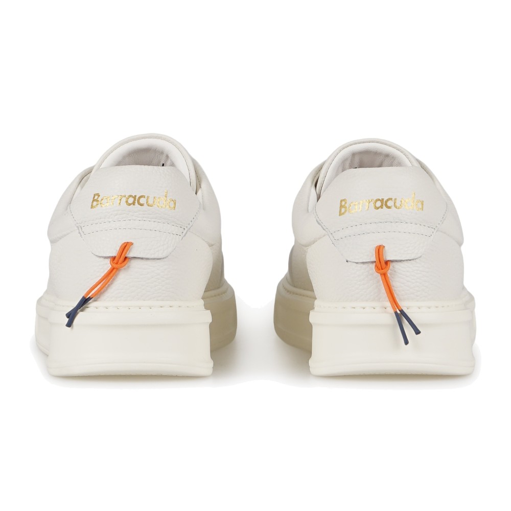 Barracuda - Sneaker slip-on bianca in pelle Phoenix per uomo | bu3510