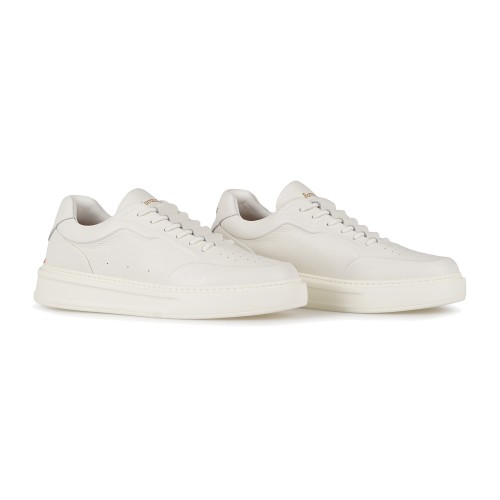 Barracuda - Sneaker slip-on bianca in pelle Phoenix per uomo | bu3510 2