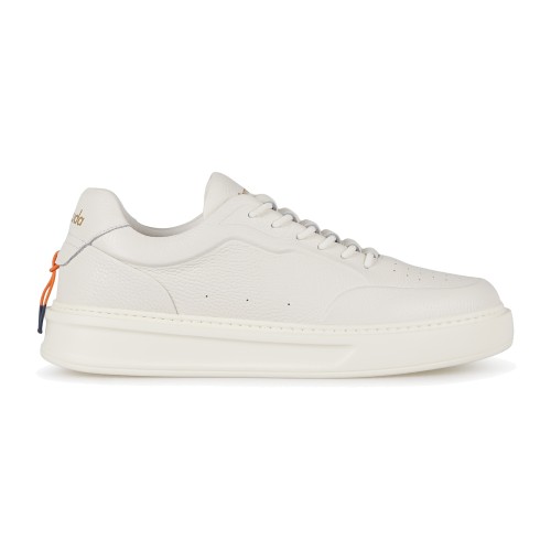 Barracuda - Sneaker slip-on bianca in pelle Phoenix per uomo | bu3510