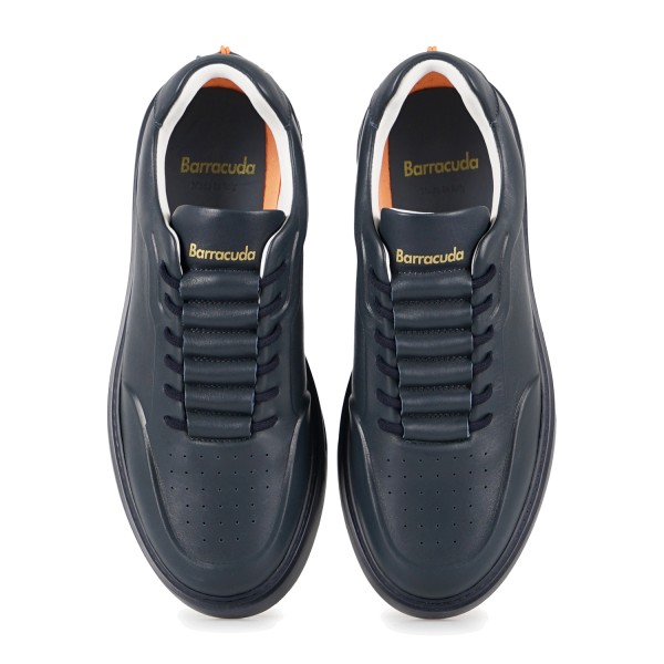 Barracuda | Sneaker slip-on blu in pelle Phoenix per uomo