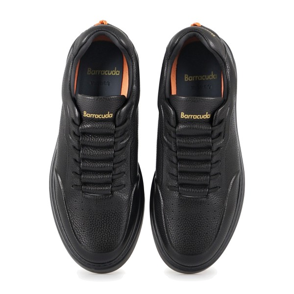 Barracuda - Sneaker slip-on nera in pelle Phoenix per uomo | bu3510a v2899 nero